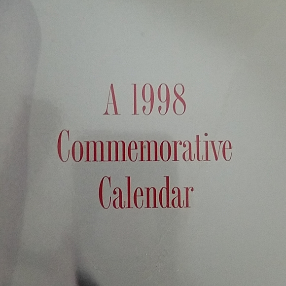 1998 Commemorative Calendar - Picture 3 of 8